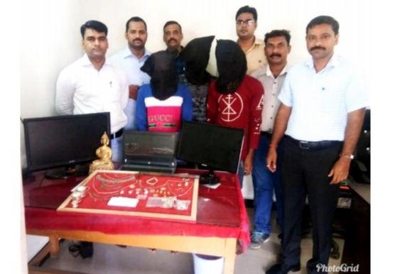 Gang of hardened thieves in Nagpur arrested | नागपुरात अट्टल चोरट्यांची टोळी गजाआड Gang of hardened thieves in Nagpur arrested | नागपुरात अट्टल चोरट्यांची टोळी गजाआड