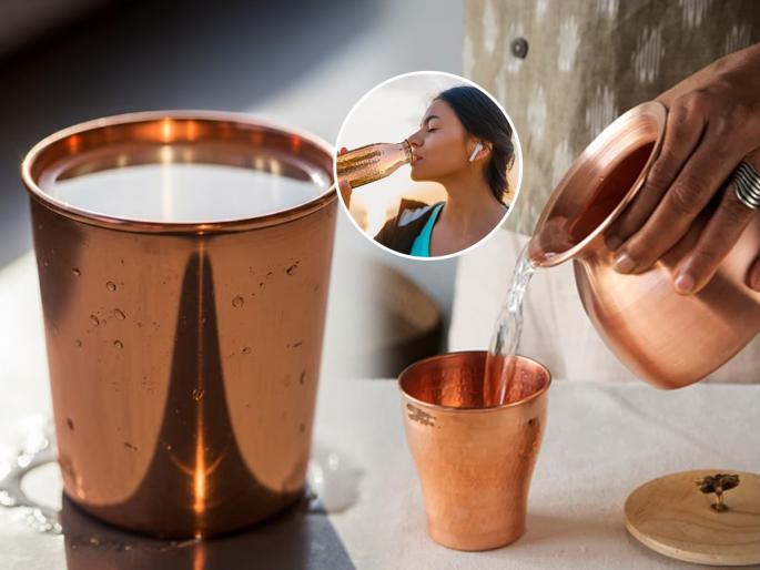 how long should you keep water in a copper glass Copper water how long to store for maximum benefits How long should copper water be stored before drinking | तांब्याच्या भांड्यात ठेवलेलं पाणी किती तासांनी पिणं योग्य? ‘इतक्या’ तासांनी प्यायल्यानं बिघडते तब्येत...