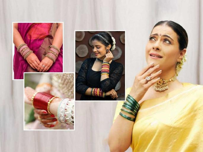 how to choose bangles colour according to the colour of outfits or saree, colour combinations for saree and bangles | साडीवर मॅचिंग बांगड्या घालण्याची फॅशन झाली जुनी, बघा साडीच्या रंगानुसार कशा निवडायच्या बांगड्या.. how to choose bangles colour according to the colour of outfits or saree, colour combinations for saree and bangles | साडीवर मॅचिंग बांगड्या घालण्याची फॅशन झाली जुनी, बघा साडीच्या रंगानुसार कशा निवडायच्या बांगड्या..