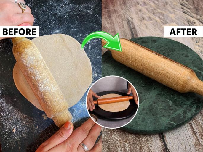 HOW TO CLEAN POLPAT LATNA What is the best way to clean a rolling pin Tip To Keep Your Chakla Belan Last Longer | पोळपाट लाटणं वापरुन खराब झालं? ४ भन्नाट ट्रिक्स, एका मिनिटात पोळपाट लाटणं होईल लख्ख...