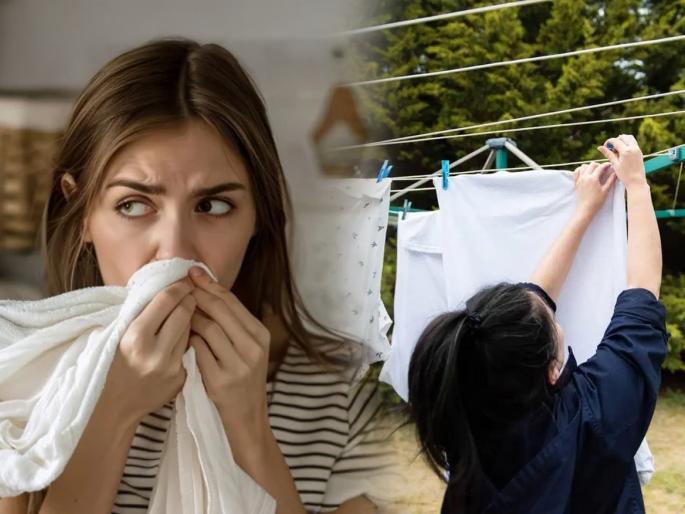 how to get rid of bad smell from clothes in monsoon or rainy days | Monsoon Tips: कपडे स्वच्छ धुवूनही पावसाळ्यात त्यांना कुबट वास येतोच? ३ टिप्स- कपड्यांची दुर्गंधी जाईल 