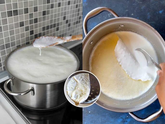 how to get thick malai on milk How to get thick malai on milk by using rice | दुधावर येईल घट्ट, जाड साय! दूध उकळताना चिमूटभर घाला १ सिक्रेट पदार्थ - भरपूर साय साठवून करा मस्त तूप...