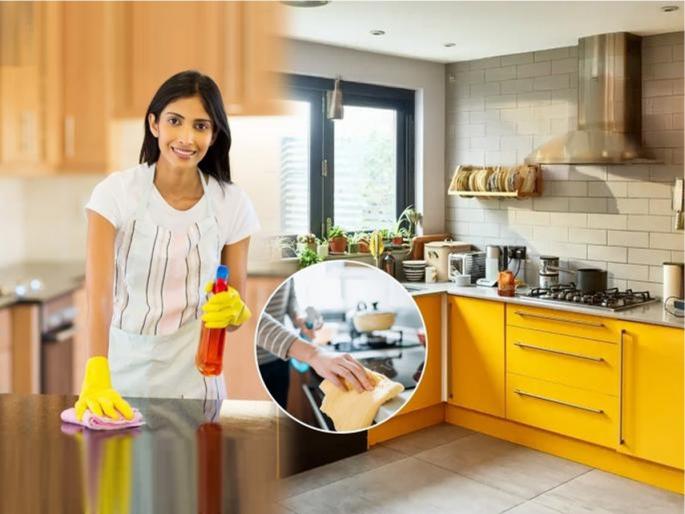 how to keep your kitchen always neat and clean, cleaning tips for kitchen, 4 home hacks to keep your kitchen clean forever  | कितीही आवरा किचनमधला पसारा कमीच होत नाही? ४ टिप्स- स्वयंपाकघर कायम दिसेल चकाचक