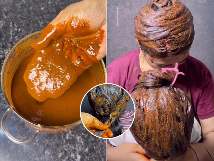 Mehendi For Hair Care Beetroot juice & Fenugreek paste for hair natural hair coloring with mehendi mehendi for vibrant hair color mehendi hair pack for color | आईबाबांसोबत आता लहान मुलांचेही केस होतात पांढरे, काळ्या केसांसाठी पाहा ‘हा’ उपाय-टाळा केमिकल...