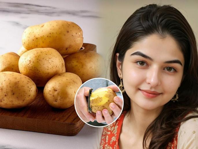 Secrets That You Should Know About Potato For Skin & Hair Benefits Top Benefits Of Potato For Skin & Hair Unique Ways To Use Potatoes For Skin & Hair | चेहऱ्यावर तेज-केस काळेभोर, क्या है राज? फक्त १ बटाटा, हा घरगुती उपाय शंभर टक्के असरदार...