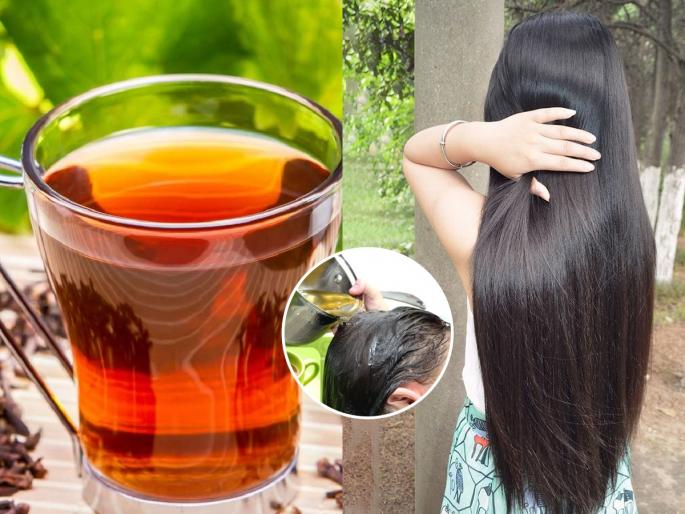 how to use tea water to make your hair stronger how to apply tea water on hair how to use tea water for hair growth | केसांसाठी वापरा जादुई चहाचे पाणी! सर्वात स्वस्त आणि सोपा उपाय - केसांच्या समस्या राहतील कायम दूर...