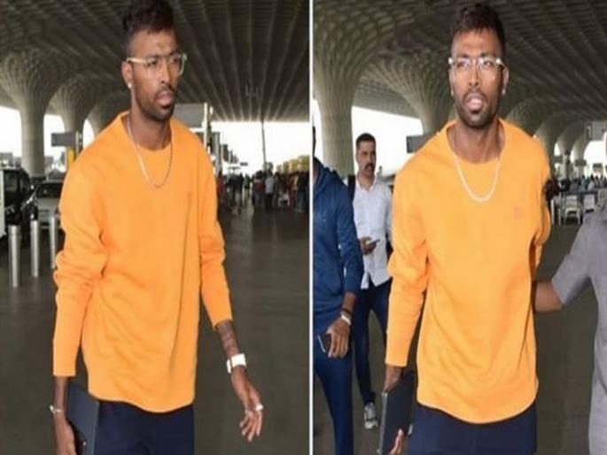 Hardik Pandya for the first time saw in airport since bcci suspension | निलंबनानंतर पहिल्यांदाच दिसला हार्दिक पंड्या
