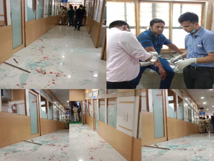 Vandalism at hospital due to body swapping; Shocking incident in Pimpri | मृतदेहाची अदलाबदल झाल्याने रुग्णालयात तोडफोड; पिंपरीतील धक्कादायक घटना Vandalism at hospital due to body swapping; Shocking incident in Pimpri | मृतदेहाची अदलाबदल झाल्याने रुग्णालयात तोडफोड; पिंपरीतील धक्कादायक घटना