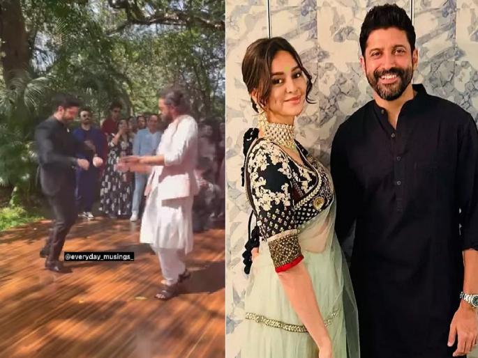 Hrithik Roshan dances on Senorita song at Farhan Akhtar's wedding, video goes viral | फरहान अख्तरच्या लग्नात हृतिकचा 'सेनोरिटा' गाण्यावर भन्नाट डान्स, पाहा हृतिक-फरहानची बॉडिंग Hrithik Roshan dances on Senorita song at Farhan Akhtar's wedding, video goes viral | फरहान अख्तरच्या लग्नात हृतिकचा 'सेनोरिटा' गाण्यावर भन्नाट डान्स, पाहा हृतिक-फरहानची बॉडिंग