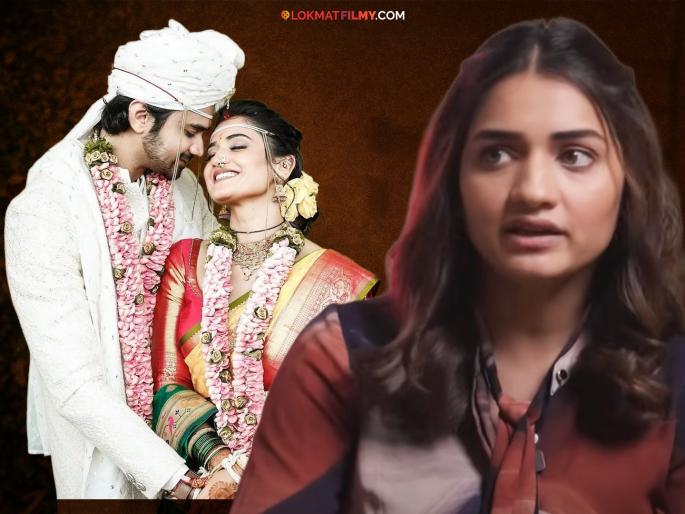 marathi cinema actress hruta durgule talk in interview about her marriage and first meeting with husband prateek shah | पहिल्यांदा भेटण्यास नकार! ६ महिन्यांत साखरपुडा अन् लागोलाग लग्न, हृता-प्रतीकची फिल्मी प्रेमकहाणी