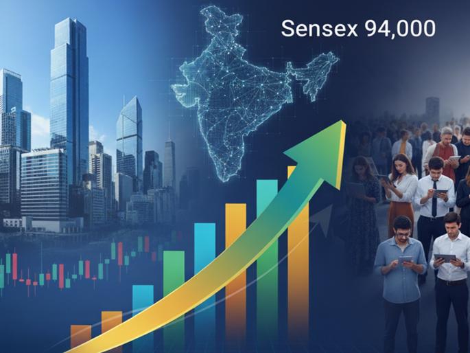Sensex to reach 94,000 next year; HSBC changes outlook, also raises India's rating | पुढच्या वर्षी ९४,००० पर्यंत जाणार Sensex; HSBC नं दृष्टीकोन बदलला, भारताचं रेटिंगही वाढवलं