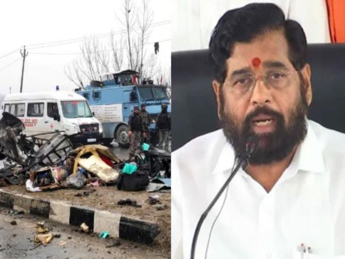 The nation will never forget the sacrifices of the brave soldiers; CM Shinde paid tribute to martyrs of Pulwama | 'जवानांचे बलिदान देश कधीही विसरणार नाही'; पुलवामातील शहीदांना CM शिंदेंनी वाहिली श्रद्धांजली