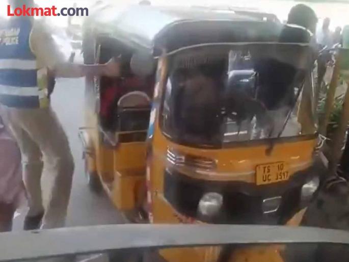 Suspicious death in Hyderabad Bodies of two youths found under Chandrayangutta flyover | हैदराबाद हादरले! ऑटो-रिक्षात दोन तरुणांचे रहस्यमय मृतदेह; तिसरा साथीदार फरार, गूढ वाढले