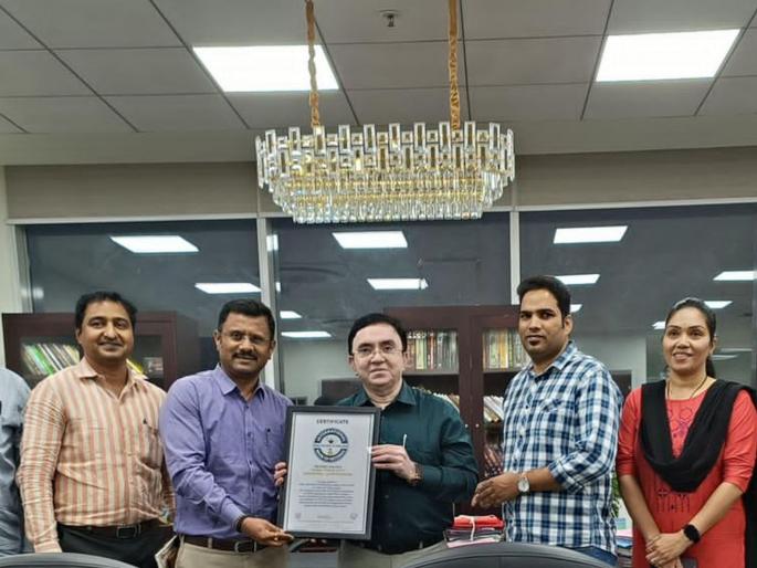 Vasai Virar Municipality ranked in International Book of Records | वसई विरार मनपाला इंटरनॅशनल बुक ऑफ रेकॉर्डमध्ये मानांकन Vasai Virar Municipality ranked in International Book of Records | वसई विरार मनपाला इंटरनॅशनल बुक ऑफ रेकॉर्डमध्ये मानांकन