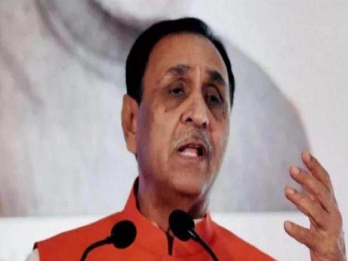 "There is no lockdown as the CM's son is getting married"; Vijay Rupani explanation on viral massage | “मुख्यमंत्र्याच्या मुलाचं लग्न असल्यानं लॉकडाऊन नाही”; व्हायरल मेसेजवर विजय रुपाणींचं स्पष्टीकरण
