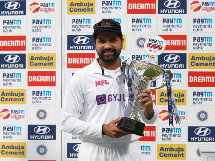 ICC Men's Test Player Rankings : Rohit Sharma is now India's highest ranked Test batsman,Virat Kohli slips to No.9 now; Jason Holder No.1 Test All Rounder | Rohit Sharma beat Virat Kohli : रोहित शर्माने इतिहास रचला, विराट कोहलीला मोठा धक्का दिला; Ravindra Jadejaने गमावले नंबर वन स्थान