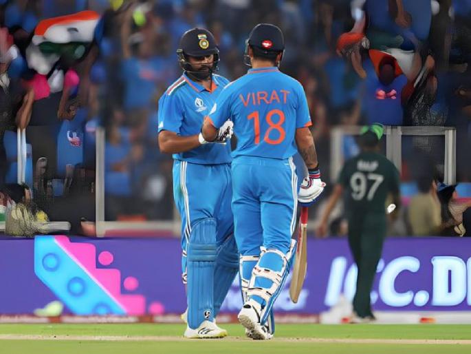 ICC ODI team of the year 2023: Eight players including 6 indians that featured in the CWC23 Final have made the cut  | रोहित शर्माकडे ICC च्या सर्वोत्तम वन डे संघाचे नेतृत्व; प्लेइंग इलेव्हनमध्ये ६ भारतीय 