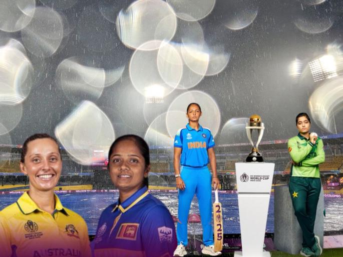 Sri Lanka Women vs Australia Women 5th Match abandoned due to rain ICC Womens World Cup 2025 Points Table India Women vs Pakistan Women | पावसाच्या 'बॅटिंग'च्या जोरावर श्रीलंकेनं उघडलं खातं; पाकला पराभूत करताच टीम इंडिया होईल टॉपर