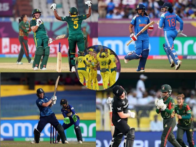 ICC Womens World Cup 2025 Points Table Update South Africa Women Have Moved To 3rd Place their win over Bangladesh Women India Women Down 4th | ICC Womens World Cup 2025 Points Table: टीम इंडियासह कोणत्या संघासाठी कसे असेल सेमीचं समीकरण?