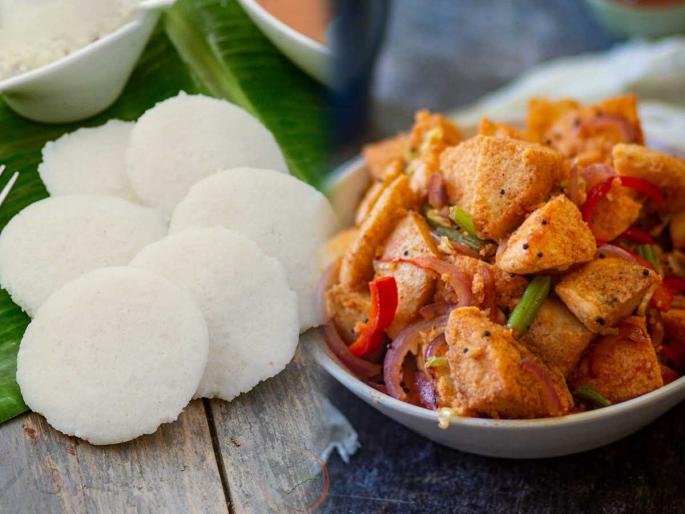 Crispy Idli Tawa Fry - Make this unique breakfast dish with very few ingredients | खमंग कुरकुरीत इडली तवा फ्राय खा, शिळ्या इडलीचा भन्नाट पदार्थ, पोटभरीचा चविष्ट नाश्ता Crispy Idli Tawa Fry - Make this unique breakfast dish with very few ingredients | खमंग कुरकुरीत इडली तवा फ्राय खा, शिळ्या इडलीचा भन्नाट पदार्थ, पोटभरीचा चविष्ट नाश्ता