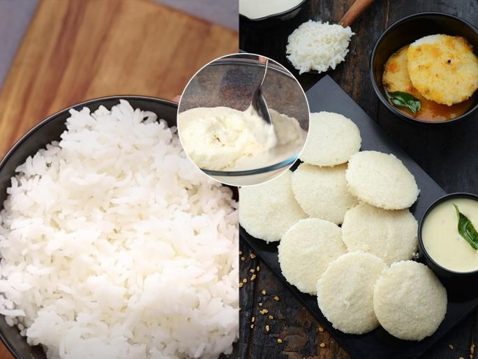leftover rice recipes, a different way to make masala idli, instant idli recipe, must try good and tasty food. | उरलेल्या भाताची करा मऊसर इडली, मसाला इडली करायची एक वेगळीच पद्धत , एकबार खाके तो देखो !!