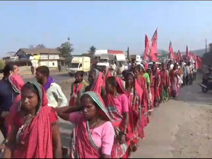 adivasi farmers of igatpuri march on the ministry against injustice | इगतपुरीतील आदिवासी शेतकऱ्यांचा अन्याय विरोधात मंत्रालयावर मोर्चा adivasi farmers of igatpuri march on the ministry against injustice | इगतपुरीतील आदिवासी शेतकऱ्यांचा अन्याय विरोधात मंत्रालयावर मोर्चा