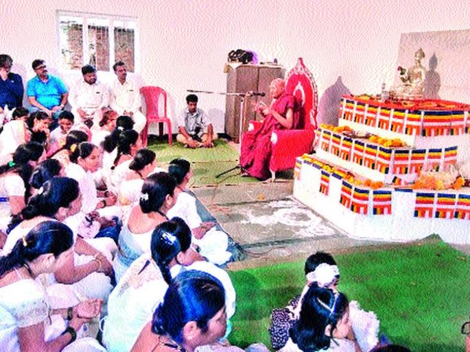 End of rainy season at Lassalgaon, Igatpuri | लासलगाव, इगतपुरी येथे वर्षावास समाप्ती End of rainy season at Lassalgaon, Igatpuri | लासलगाव, इगतपुरी येथे वर्षावास समाप्ती