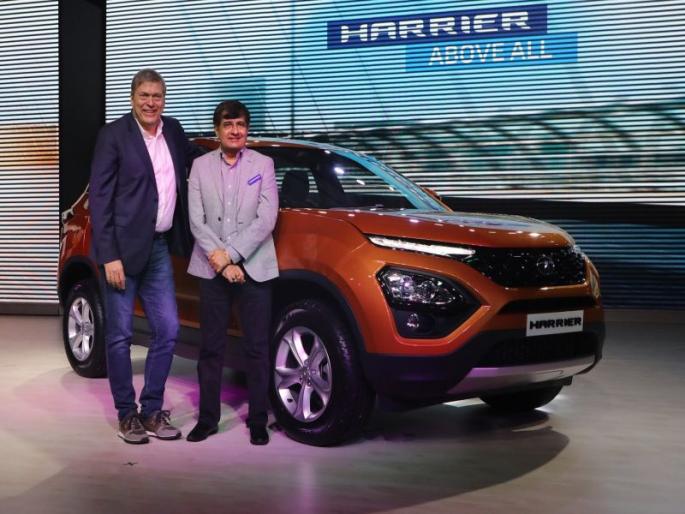 Tata's herrier launched in mumbai... Price range from Rs 12.69 lakh | टाटाची हॅरिअर आली...किंमत 12.69 लाखांपासून सुरु
