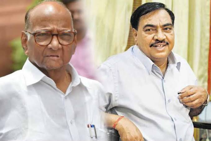 Eknath Khadse may be join to NCP? The possibility of meet Sharad Pawar in Nagpur | एकनाथ खडसे राष्ट्रवादी काँग्रेसच्या वाटेवर?; नागपुरात शरद पवारांची भेट घेण्याची शक्यता Eknath Khadse may be join to NCP? The possibility of meet Sharad Pawar in Nagpur | एकनाथ खडसे राष्ट्रवादी काँग्रेसच्या वाटेवर?; नागपुरात शरद पवारांची भेट घेण्याची शक्यता