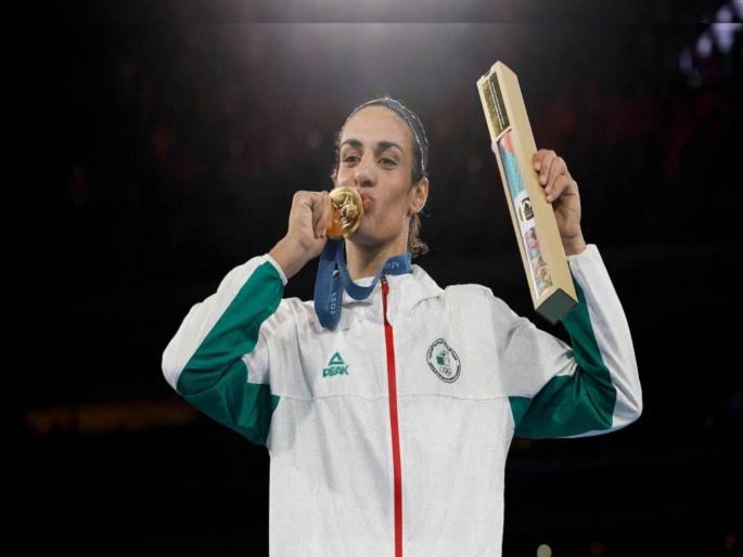 paris olympics 2024 boxing Imane Khelif Reportedly Identified as male, read here details | पॅरिस ऑलिम्पिकमध्ये महिला बॉक्सरकडून फसवणूक; गोल्ड जिंकलं पण पुरुष असल्याचे उघड झालं paris olympics 2024 boxing Imane Khelif Reportedly Identified as male, read here details | पॅरिस ऑलिम्पिकमध्ये महिला बॉक्सरकडून फसवणूक; गोल्ड जिंकलं पण पुरुष असल्याचे उघड झालं