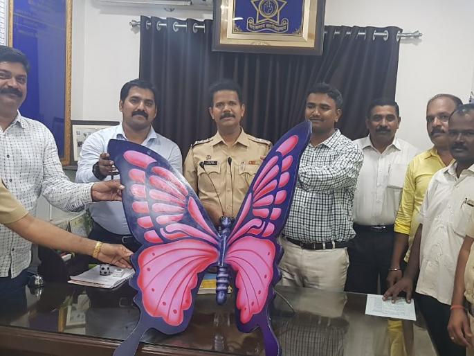 Police arrested both the thieves who stole artificial 'butterfly' from Thane Street Garden | ठाण्यातील स्ट्रीट गार्डनमधून ‘फुलपाखरू’ चोरणार्‍या दोघांना चितळसर पोलिसांकडून अटक