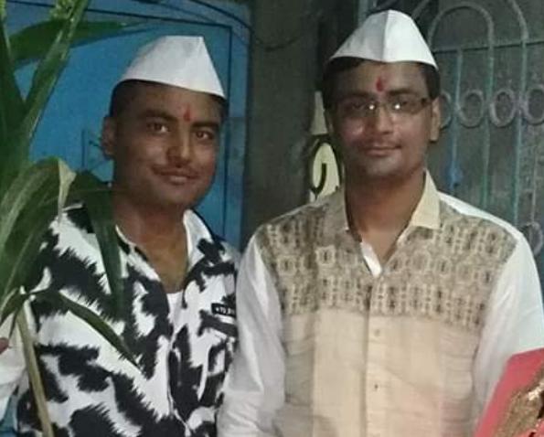 Two killed with a future Navarvedi returning the marriage magazine distribution | लग्नाची पत्रिका वाटप करुन परतणा-या भावी नवरदेवासह दोन ठार