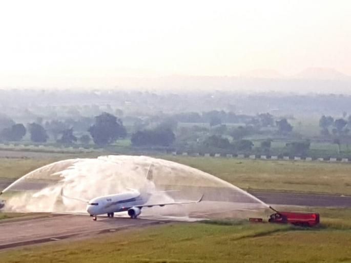 Spice Jet's 'take off' from Aurangabad; Aurangabad-Delhi Airlines starts on Vijayadashmi | स्पाईस जेटचे औरंगाबादहून ‘टेक ऑफ ’;औरंगाबाद - दिल्ली विमानसेवा सुरू Spice Jet's 'take off' from Aurangabad; Aurangabad-Delhi Airlines starts on Vijayadashmi | स्पाईस जेटचे औरंगाबादहून ‘टेक ऑफ ’;औरंगाबाद - दिल्ली विमानसेवा सुरू