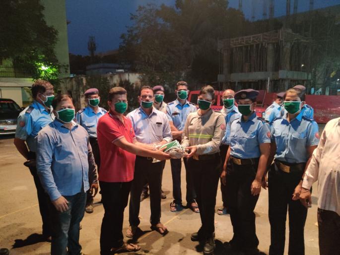 Allocation of ten thousand masks | दहा हजार मास्कचे वाटप Allocation of ten thousand masks | दहा हजार मास्कचे वाटप