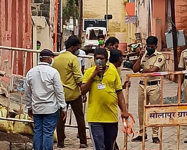 A corona-infected patient was found in the city of Mars; Municipal administration alert | मंगळवेढा शहरात कोरोना बाधित रुग्ण आढळला; नगरपरिषद प्रशासन अलर्ट