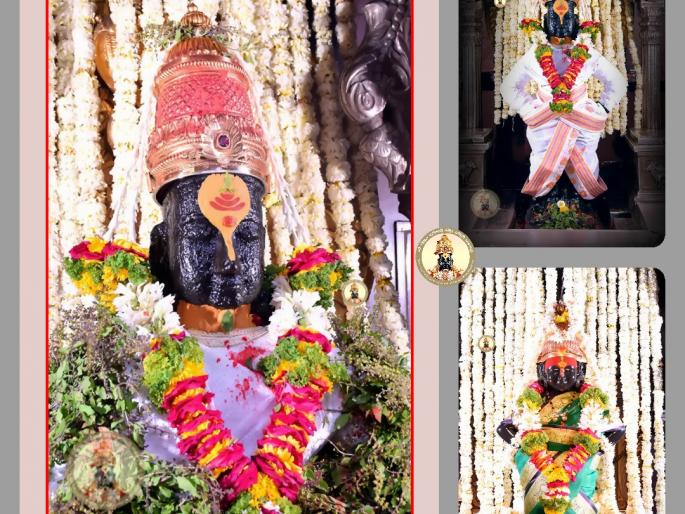 Mahashivaratri special; Decoration of bell leaves at Vitthal temple in Pandharpur | महाशिवरात्री विशेष; पंढरपुरातील विठ्ठल मंदिरात बेल पत्रांची सजावट Mahashivaratri special; Decoration of bell leaves at Vitthal temple in Pandharpur | महाशिवरात्री विशेष; पंढरपुरातील विठ्ठल मंदिरात बेल पत्रांची सजावट