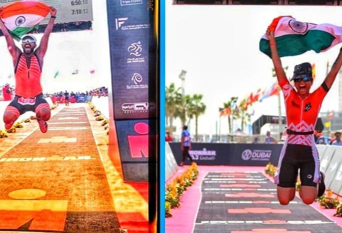 Great performance of a doctor couple in Pune; the husband in 2020 and this year the wife became achieve the 'Iron Man' award | पुण्यातील डॉक्टर दाम्पत्याची कौतुकास्पद कामगिरी; २०२० मध्ये पती तर यंदा पत्नी ठरली 'आयर्न मॅन' स्पर्धेची मानकरी
