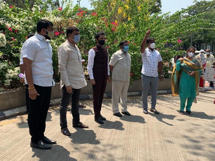 BJP once again agitates today for the availability of Remedesivir | रेमडेसिविरच्या उपलब्धतेसाठी भाजपकडून आंदोलन