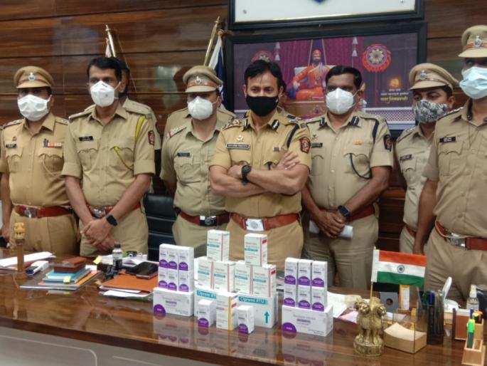 Big action! Exposing the gang who black business of Remdesivir; 21 injections seized from three person | मोठी कारवाई! रेमडेसिविरचा काळाबाजार करणाऱ्या टोळीचा पर्दाफाश; तिघांकडून २१ इंजेक्शन हस्तगत