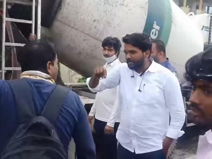 Poor quality work on Bhiwandi-Kalyan-Shil highway; MNS closed down | भिवंडी - कल्याण - शिळ महामार्गावर निकृष्ट दर्जाचे काम; मनसेने पाडले बंद Poor quality work on Bhiwandi-Kalyan-Shil highway; MNS closed down | भिवंडी - कल्याण - शिळ महामार्गावर निकृष्ट दर्जाचे काम; मनसेने पाडले बंद