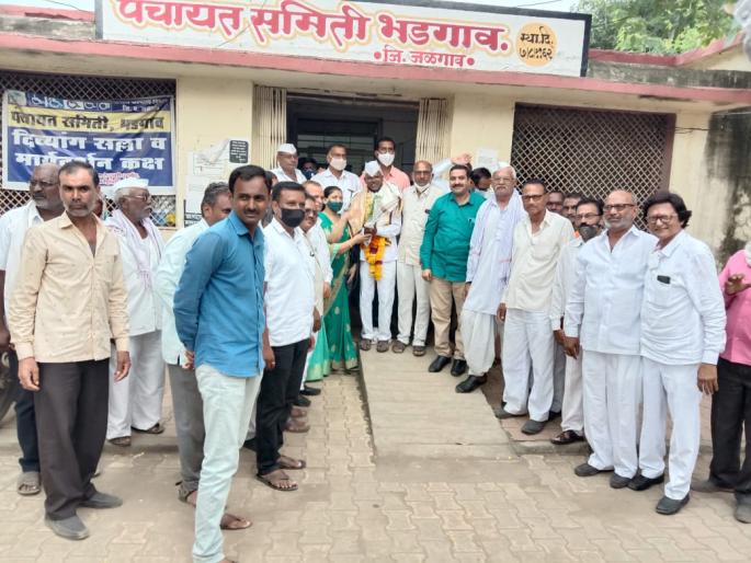 Ravana Bhill unopposed as Deputy Chairman of Bhadgaon Panchayat Samiti | भडगाव पंचायत समितीच्या उपसभापतीपदी रावण भिल्ल बिनविरोध