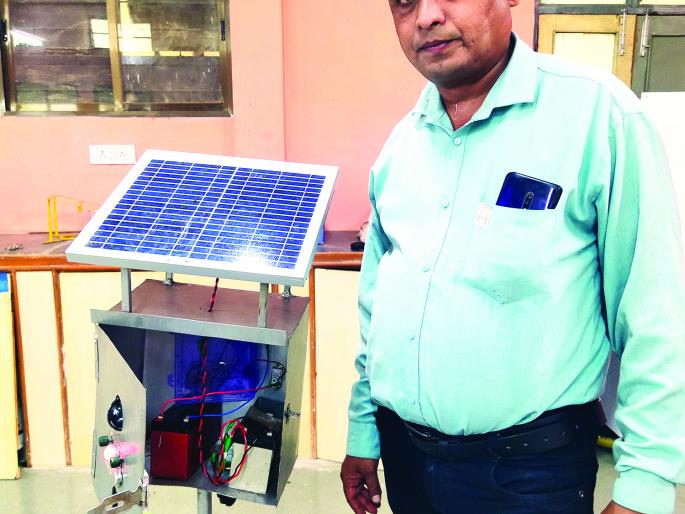 Device developed for protection from wild animals | शेतकऱ्यांच्या मदतीला ध्वनियंत्र! Device developed for protection from wild animals | शेतकऱ्यांच्या मदतीला ध्वनियंत्र!