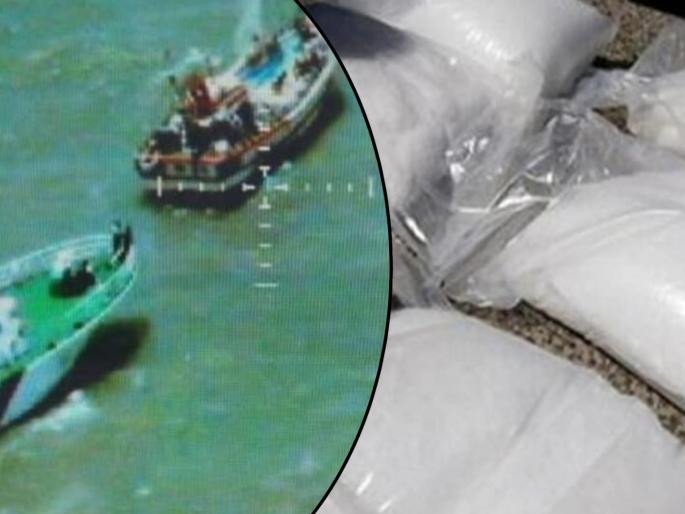 350 kg of drugs seized from Dwarka, Gujarat, consignment arrived by sea from Pakistan | मोठी करवाई! गुजरातच्या द्वारकेतून 350 कोटीचं ड्रग्ज जप्त, पाकिस्तानमधून समुद्रामार्गे आली होती खेप 350 kg of drugs seized from Dwarka, Gujarat, consignment arrived by sea from Pakistan | मोठी करवाई! गुजरातच्या द्वारकेतून 350 कोटीचं ड्रग्ज जप्त, पाकिस्तानमधून समुद्रामार्गे आली होती खेप