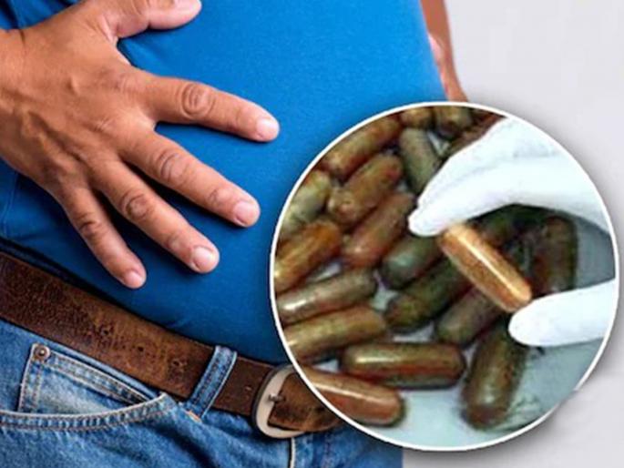 6 crore drugs hidden in stomach; Customs officials were also shocked | बापरे! तब्बल ६ कोटींचे ड्रग्स पोटात लपवले; कस्टम अधिकारीही बघून चक्रावले 6 crore drugs hidden in stomach; Customs officials were also shocked | बापरे! तब्बल ६ कोटींचे ड्रग्स पोटात लपवले; कस्टम अधिकारीही बघून चक्रावले