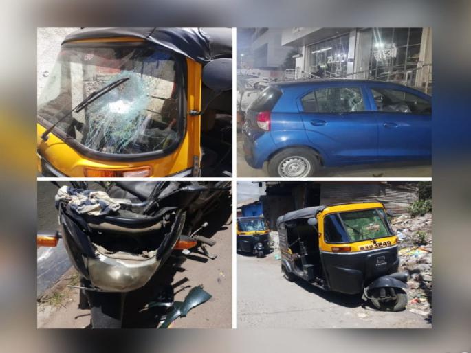 30 to 40 vehicles vandalized by unknown persons at night in Wanwadi, Pune; An atmosphere of fear among citizens | Video: पुण्याच्या वानवडीत रात्री टोळक्याकडून ३० ते ४० वाहनांची तोडफोड; नागरिकांत भीतीचे वातावरण 30 to 40 vehicles vandalized by unknown persons at night in Wanwadi, Pune; An atmosphere of fear among citizens | Video: पुण्याच्या वानवडीत रात्री टोळक्याकडून ३० ते ४० वाहनांची तोडफोड; नागरिकांत भीतीचे वातावरण