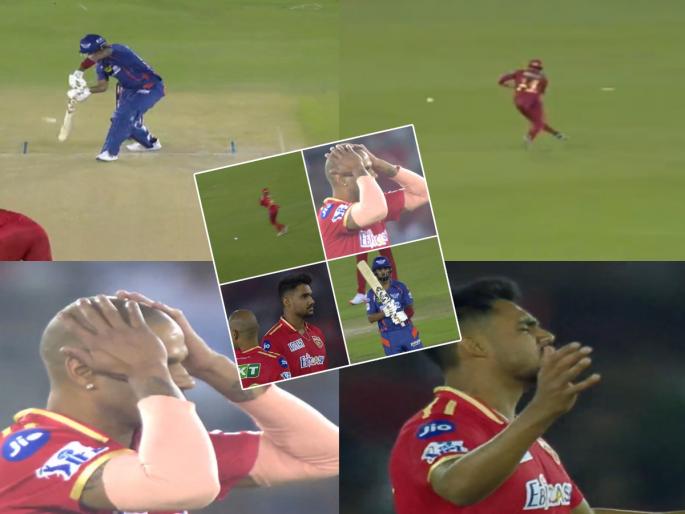  In IPL 2023 LSG vs PBKS Gurnoor Brar bowled by Atharva Taide for easy catch of KL Rahul | युवा खेळाडूनं पदार्पणातच राहुलला फसवलं; पण पंजाबच्या खेळाडूच्या चुकीनं मिळालं जीवदान