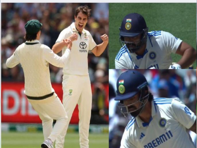 Australia vs India 4th Test Day 5 Rohit Sharma dismissed for 9 runs Duck for KL Rahul Agianst Pat Cummins | AUS vs IND : पॅट कमिन्ससमोर रोहित पुन्हा अपयशी; केएल राहुलच्या पदरी भोपळा!