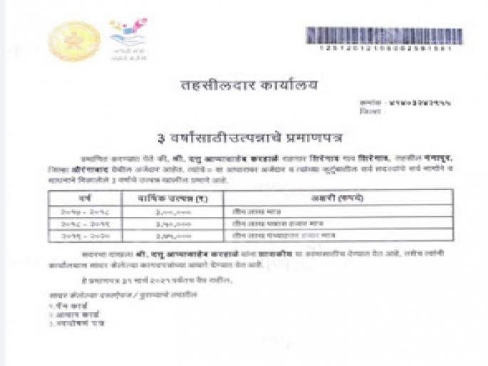 Kolhapur City Food Distribution Office sent notices to 27 people who submitted bogus income certificates from Karveer Tehsil Office for ration cards | Kolhapur: उत्पन्नाचे बोगस दाखले, २७ जणांना नोटीस; २ दिवसांत मागितला खुलासा Kolhapur City Food Distribution Office sent notices to 27 people who submitted bogus income certificates from Karveer Tehsil Office for ration cards | Kolhapur: उत्पन्नाचे बोगस दाखले, २७ जणांना नोटीस; २ दिवसांत मागितला खुलासा