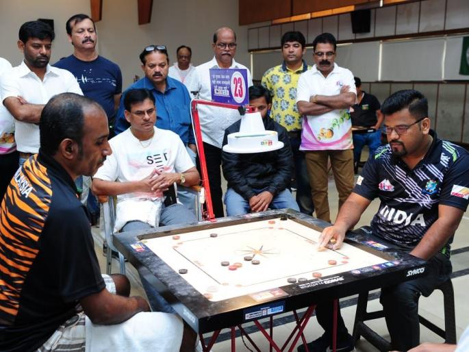 International Carrom: Prashant More, all Indians in semifinal with Apurva! | आंतरराष्ट्रीय कॅरम : प्रशांत मोरे, अपूर्वासह उपांत्य  फेरीत सारेच भारतीय ! International Carrom: Prashant More, all Indians in semifinal with Apurva! | आंतरराष्ट्रीय कॅरम : प्रशांत मोरे, अपूर्वासह उपांत्य  फेरीत सारेच भारतीय !