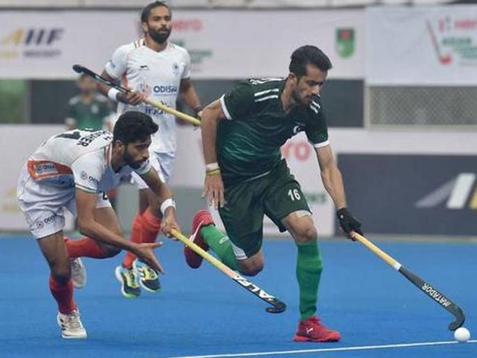 india bags bronze beat Pakistan in asian champions trophy hockey | आशियाई चॅम्पियन्स ट्रॉफी हॉकी: कांस्य पदकाचा ‘थरथराट’; भारताने पाकला ४-३ असे नमवले india bags bronze beat Pakistan in asian champions trophy hockey | आशियाई चॅम्पियन्स ट्रॉफी हॉकी: कांस्य पदकाचा ‘थरथराट’; भारताने पाकला ४-३ असे नमवले